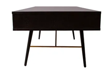 Luxem Soffbord 115 cm med Förvaring Låda + Hylla - Svart/Koppar - Möbler - Bord & matgrupp - Soffbord - Soffbord med förvaring