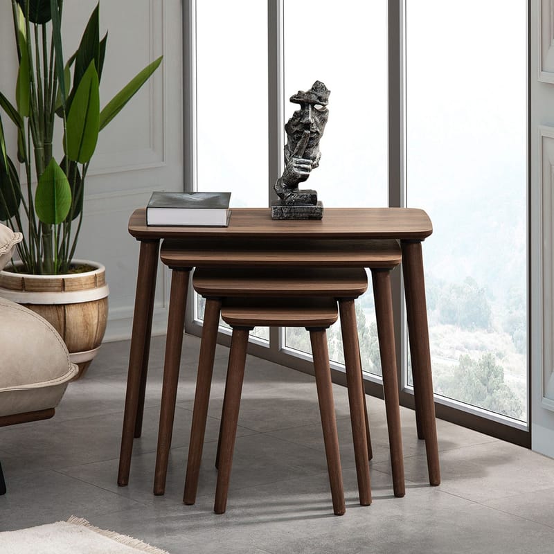 Lyvenn Satsbord 70 cm - Valnöt - Möbler - Bord & matgrupp - Soffbord - Kistbord