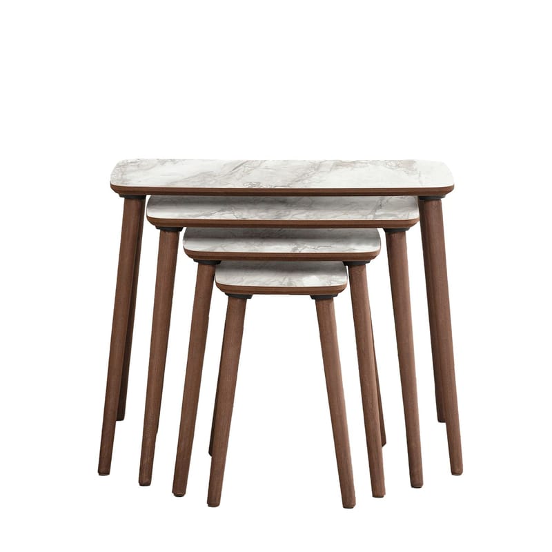 Lyvenn Satsbord 70 cm - Vit - Möbler - Bord & matgrupp - Soffbord - Kistbord