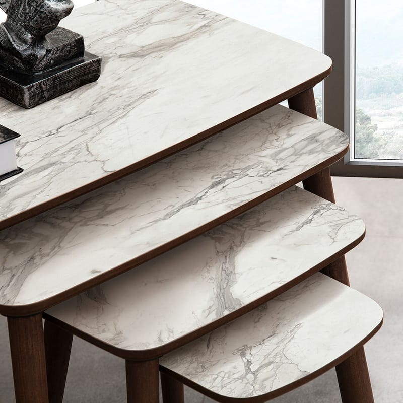 Lyvenn Satsbord 70 cm - Vit - Möbler - Bord & matgrupp - Soffbord - Kistbord