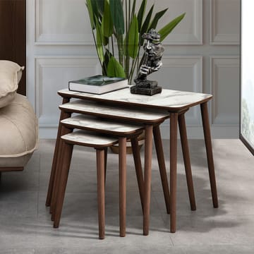 Lyvenn Satsbord 70 cm - Vit - Möbler - Bord & matgrupp - Soffbord - Kistbord