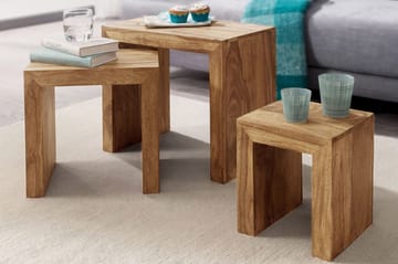 Magitt Satsbord 45 cm 3 Bord - Akacia - Möbler - Bord & matgrupp - Soffbord