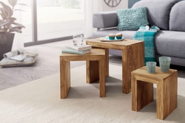 Magitt Satsbord 45 cm 3 Bord - Akacia - Möbler - Bord & matgrupp - Soffbord