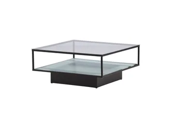 Maglehem Soffbord 90x90x37,5 cm - Svart - Möbler - Bord & matgrupp - Soffbord - Soffbord med förvaring