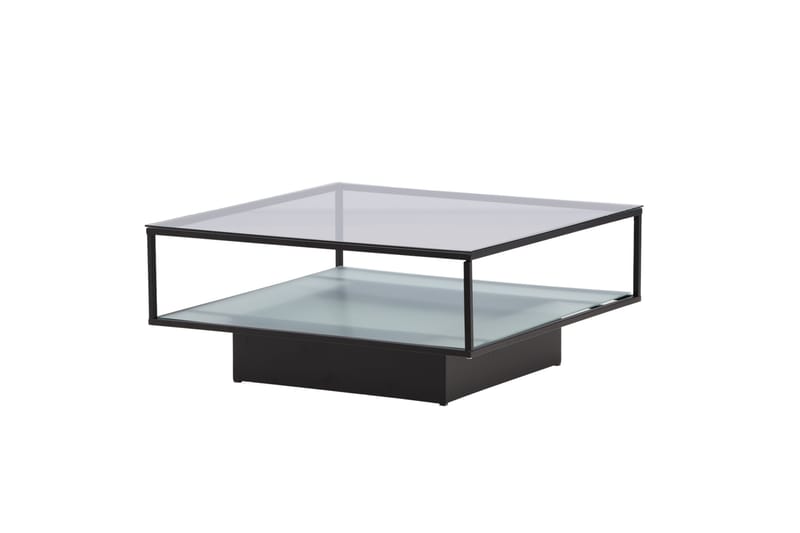 Maglehem Soffbord 90x90x37,5 cm - Svart - Möbler - Bord & matgrupp - Soffbord - Soffbord med förvaring