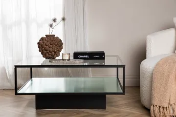 Maglehem Soffbord 90x90x37,5 cm - Svart - Möbler - Bord & matgrupp - Soffbord - Soffbord med förvaring