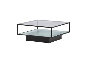 Maglehem Soffbord 90x90x37,5 cm - Svart - Möbler - Bord & matgrupp - Soffbord - Soffbord med förvaring