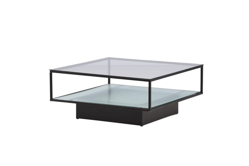 Maglehem Soffbord 90x90x37,5 cm - Svart - Möbler - Bord & matgrupp - Soffbord - Soffbord med förvaring
