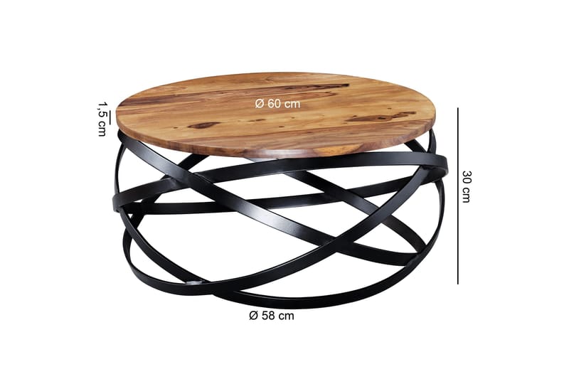 Magyari Soffbord 60 cm - Trä/natur - Möbler - Bord & matgrupp - Soffbord