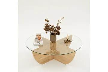 Makhan Soffbord 90 cm - Ek - Möbler - Bord & matgrupp - Soffbord