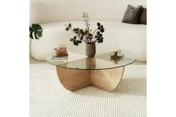 Makhan Soffbord 90 cm - Ek - Möbler - Bord & matgrupp - Soffbord