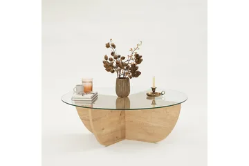 Makhan Soffbord 90 cm - Ek - Möbler - Bord & matgrupp - Soffbord