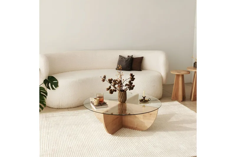 Makhan Soffbord 90 cm - Ek - Möbler - Bord & matgrupp - Soffbord