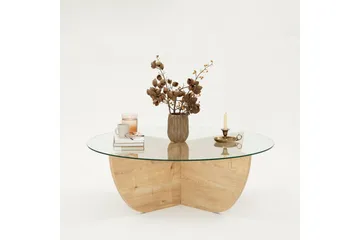 Makhan Soffbord 90 cm - Ek - Möbler - Bord & matgrupp - Soffbord