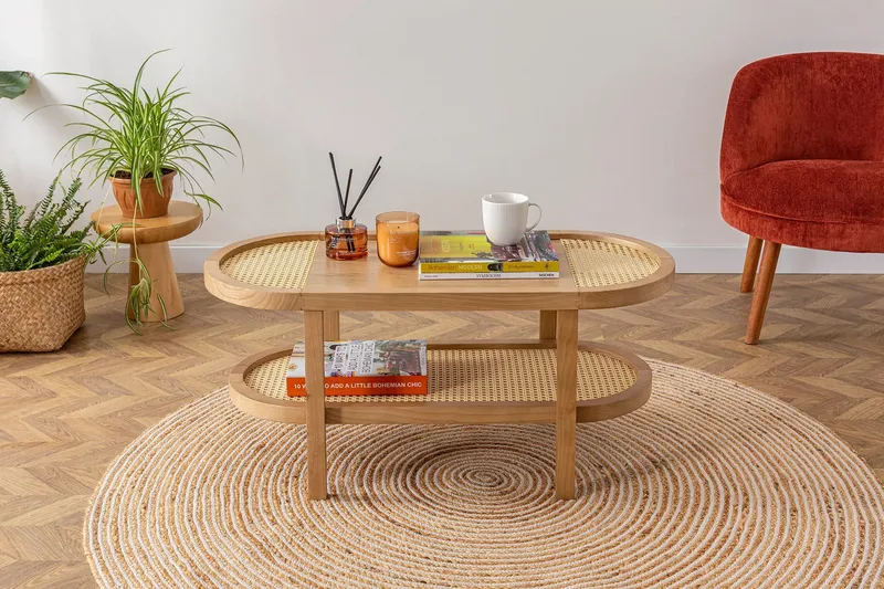 Makwana Soffbord 91 cm - Natural - Möbler - Bord & matgrupp - Soffbord