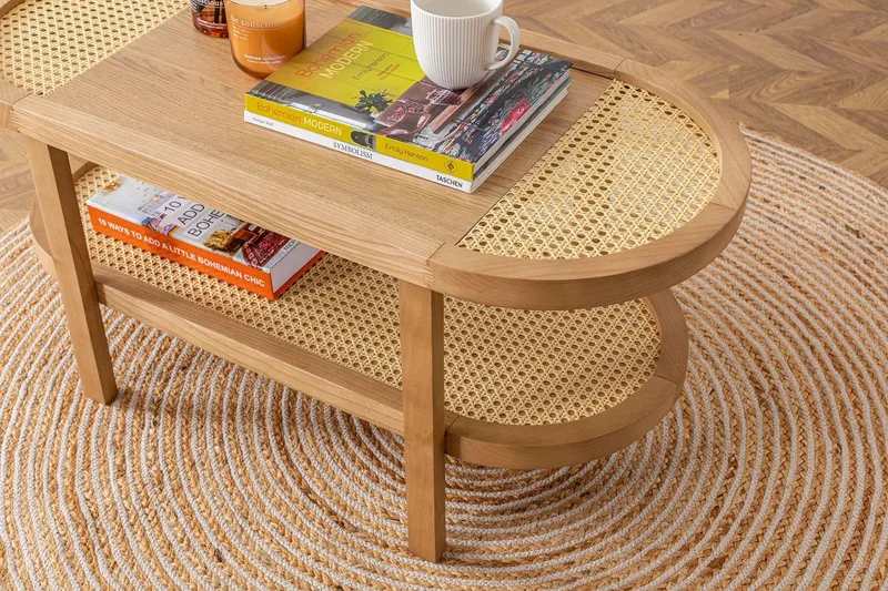 Makwana Soffbord 91 cm - Natural - Möbler - Bord & matgrupp - Soffbord