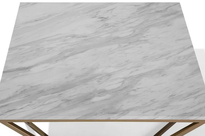 Malibu Soffbord 80 cm - Vit - Möbler - Bord & matgrupp - Soffbord