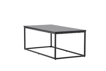 Mallan Rektangulärt Soffbord 120x60 cm i Målat Trä - Svart - Möbler - Bord & matgrupp - Soffbord