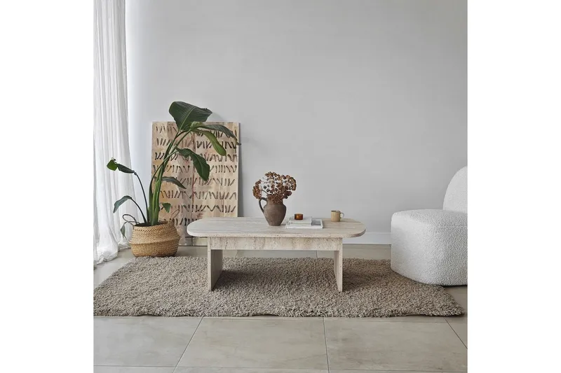 Soffbord Malo Travertin - Travertin - Möbler - Bord & matgrupp - Soffbord