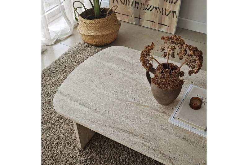 Soffbord Malo Travertin - Travertin - Möbler - Bord & matgrupp - Soffbord