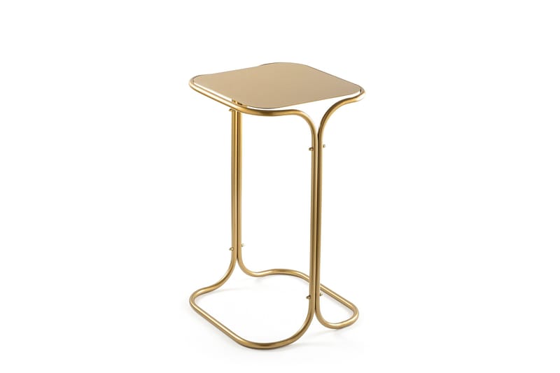 Mamta Kvadratiskt Soffbord 30 cm i Metall - Mässingsguld - Möbler - Bord & matgrupp - Soffbord