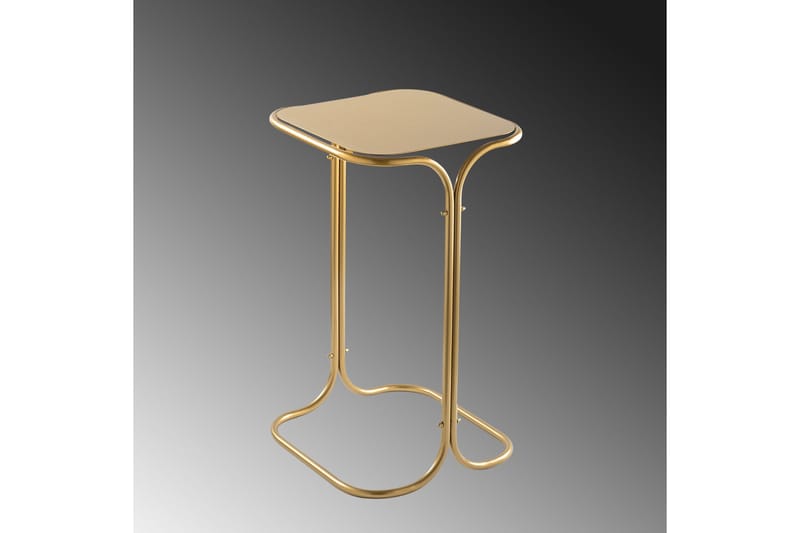 Mamta Kvadratiskt Soffbord 30 cm i Metall - Mässingsguld - Möbler - Bord & matgrupp - Soffbord