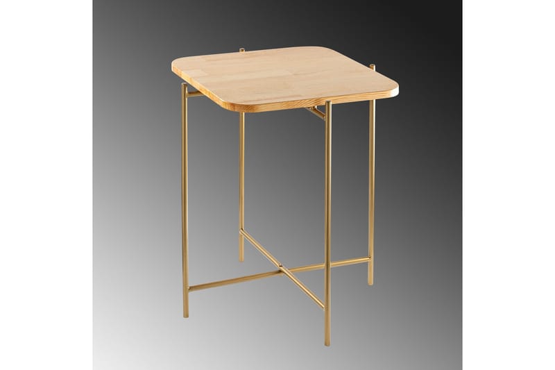 Mamta Kvadratiskt Soffbord 46 cm i Ljust Trä - Beige - Möbler - Bord & matgrupp - Soffbord