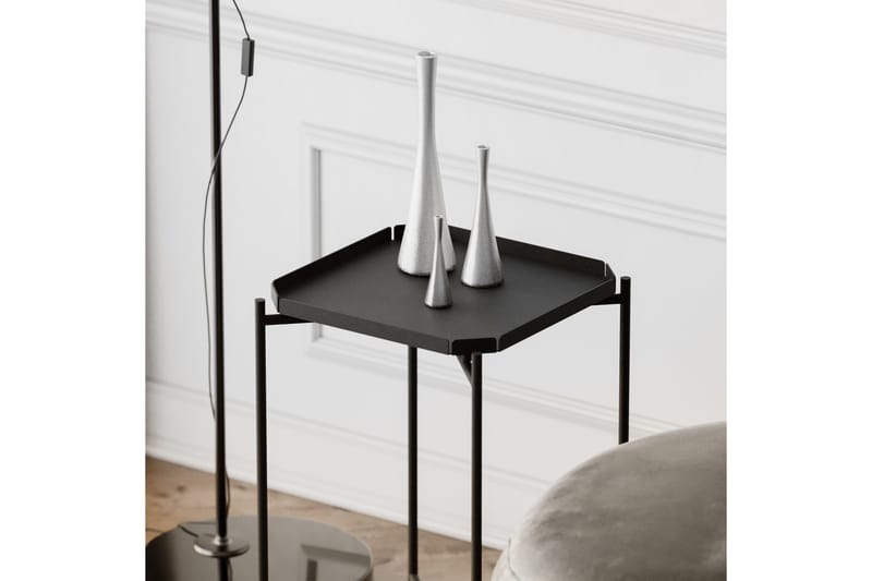 Mamta Kvadratiskt Soffbord 46 cm i Metall - Svart - Möbler - Bord & matgrupp - Soffbord