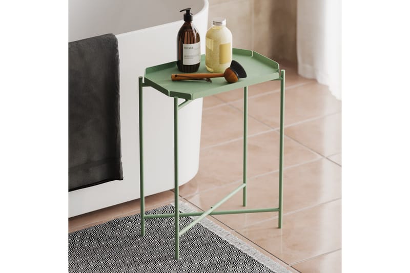 Mamta Rektangulärt Soffbord 40 cm i Metall - Grön - Möbler - Bord & matgrupp - Soffbord