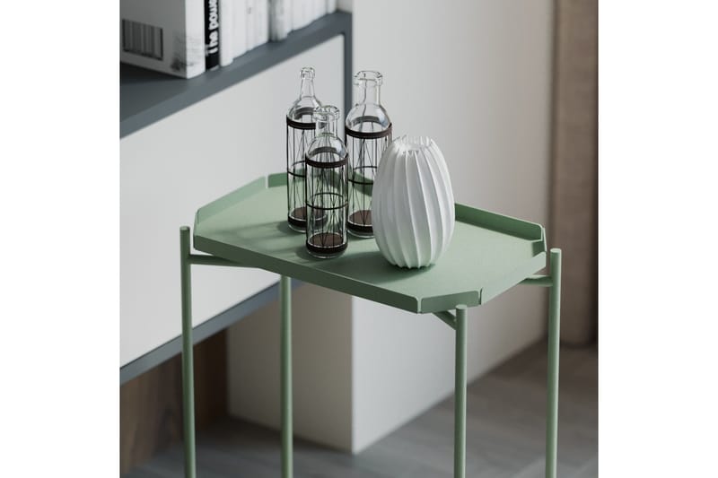Mamta Rektangulärt Soffbord 40 cm i Metall - Grön - Möbler - Bord & matgrupp - Soffbord