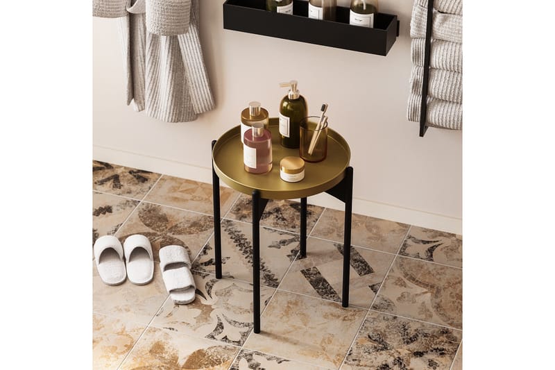 Mamta Runt Soffbord 44 cm i Metall - Guld - Möbler - Bord & matgrupp - Soffbord
