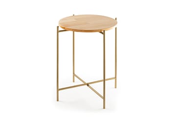 Mamta Runt Soffbord 46 cm i Ljust Trä - Ljus Natur - Möbler - Bord & matgrupp - Soffbord