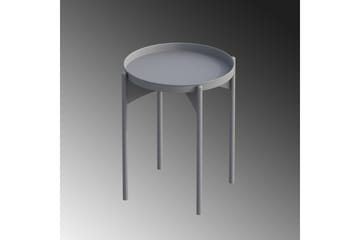 Mamta Runt Soffbord Brickbord 44 cm i Metall - Grå - Möbler - Bord & matgrupp - Soffbord