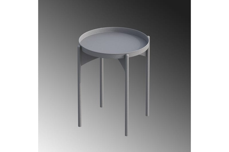 Mamta Runt Soffbord Brickbord 44 cm i Metall - Grå - Möbler - Bord & matgrupp - Soffbord