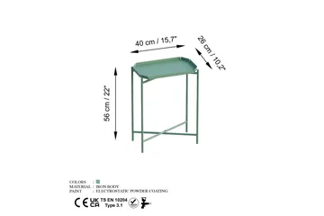 Mamta Soffbord 26 cm - Green - Möbler - Bord & matgrupp - Soffbord