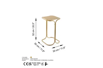 Mamta Soffbord 30 cm - Guld - Möbler - Bord & matgrupp - Soffbord