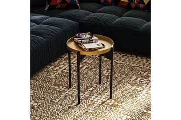 Mamta Soffbord 44 cm - Guld/Svart - Möbler - Bord & matgrupp - Soffbord