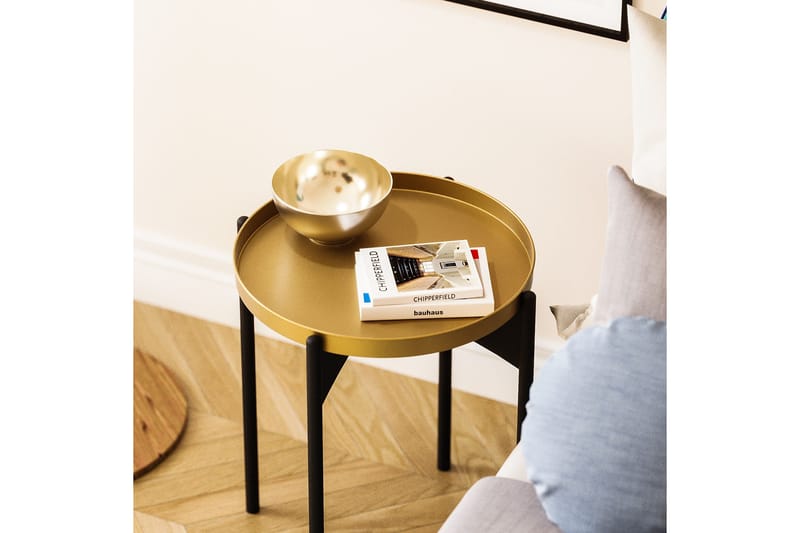 Mamta Soffbord 44 cm - Guld/Svart - Möbler - Bord & matgrupp - Soffbord