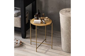 Mamta Soffbord 46 cm - Guld/Natural - Möbler - Bord & matgrupp - Soffbord