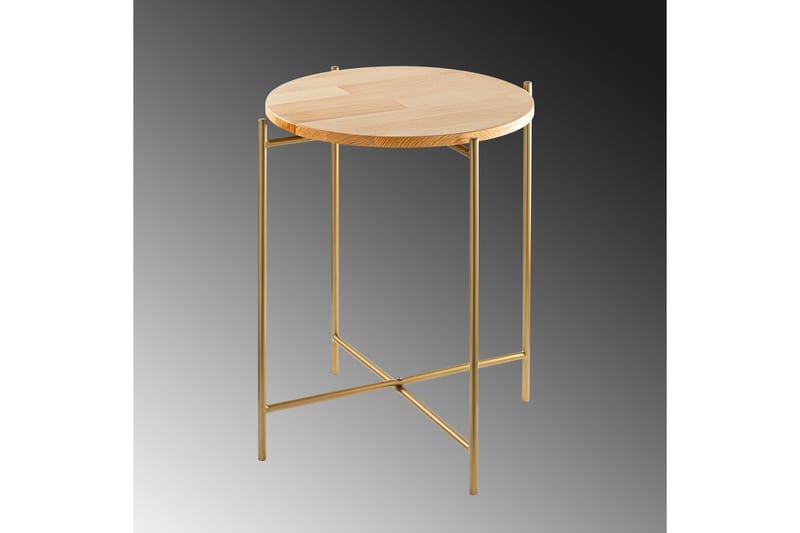 Mamta Soffbord 46 cm - Guld/Natural - Möbler - Bord & matgrupp - Soffbord