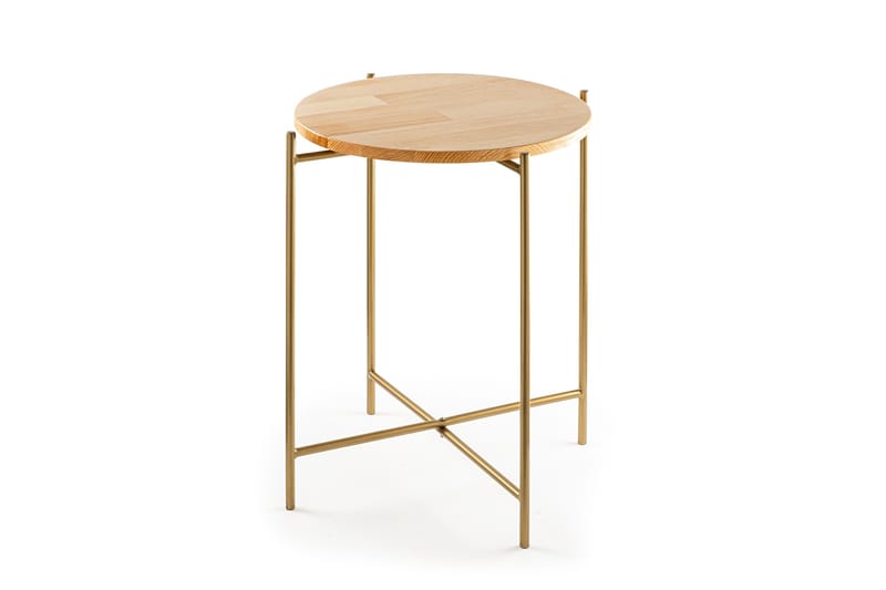 Mamta Soffbord 46 cm - Guld/Natural - Möbler - Bord & matgrupp - Soffbord