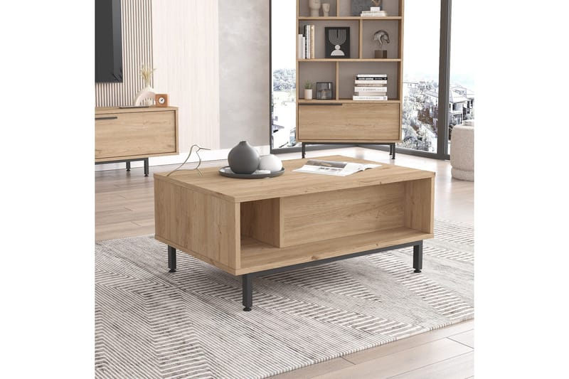 Manku Soffbord 90 cm - Valnöt - Möbler - Bord & matgrupp - Soffbord