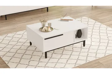 Manku Soffbord 90 cm - Vit - Möbler - Bord & matgrupp - Soffbord