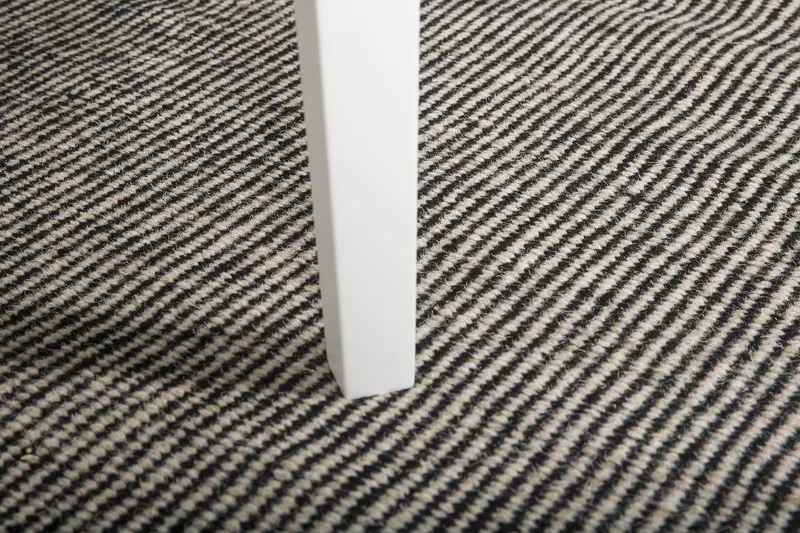 Mantorp Soffbord 80 cm Runt med Förvaring Hylla - Massiv Ek/Vit - Möbler - Bord & matgrupp - Soffbord