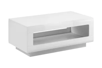 Maricruz Soffbord 110 cm med Förvaring Hylla - Vit - Möbler - Bord & matgrupp - Soffbord - Soffbord med förvaring