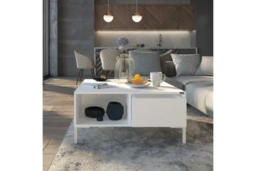 Soffbord Masao Almasi / Vit - Almasi / Vit - Möbler - Bord & matgrupp - Soffbord