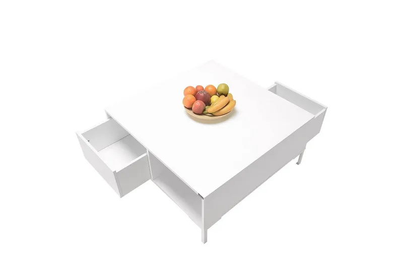 Soffbord Masao Almasi / Vit - Almasi / Vit - Möbler - Bord & matgrupp - Soffbord