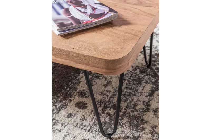 Mayotte Soffbord 115 cm - Akacia/Svart - Möbler - Bord & matgrupp - Soffbord