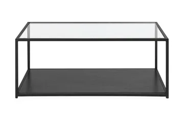 Medora Soffbord 100 cm med Förvaring Hylla - Svart - Möbler - Bord & matgrupp - Soffbord