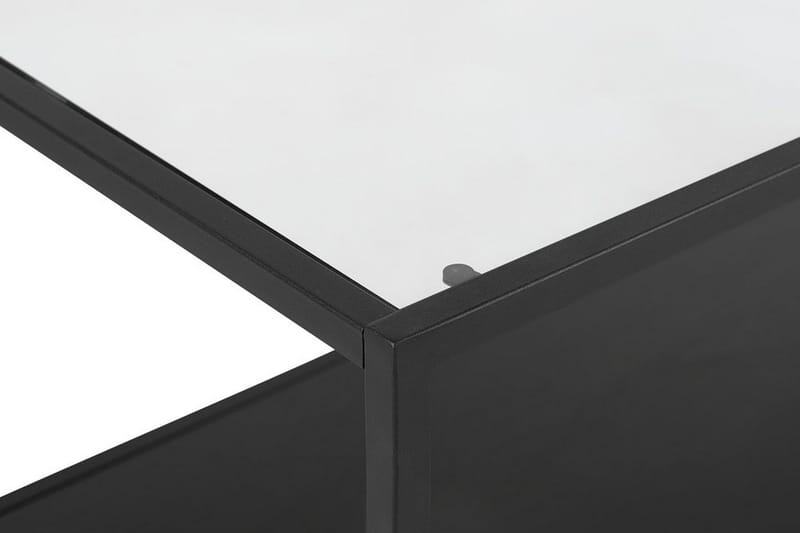 Medora Soffbord 100 cm med Förvaring Hylla - Svart - Möbler - Bord & matgrupp - Soffbord - Soffbord med förvaring